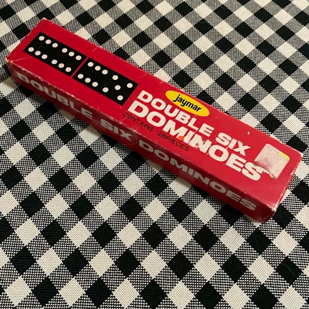 Vintage Jaymar Double Six Dominoes